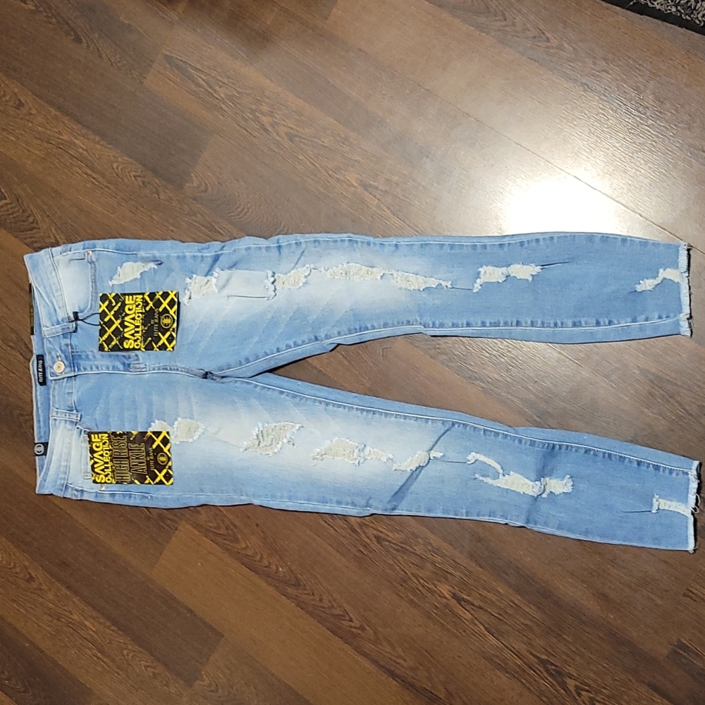 Elite Jeans Savage Collection High Rise Ankle Jeans Sz 7